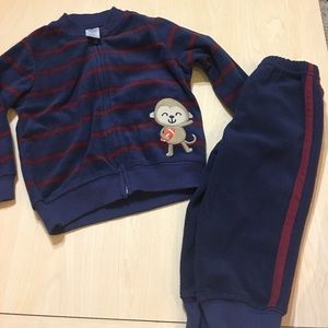 12 month sweatsuit Carter's boy