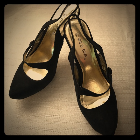 Black Mary Jane heels - Picture 1 of 4