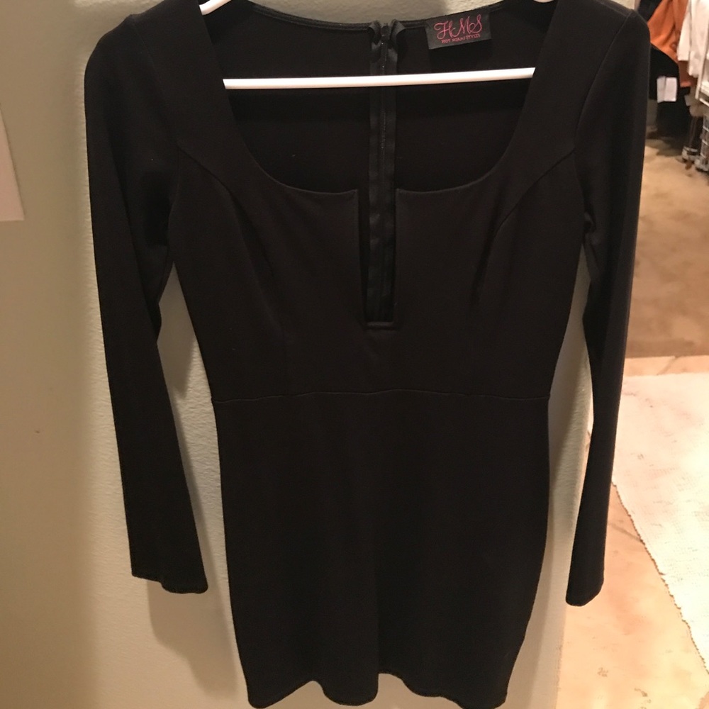 Hot Miami Styles Black Dress