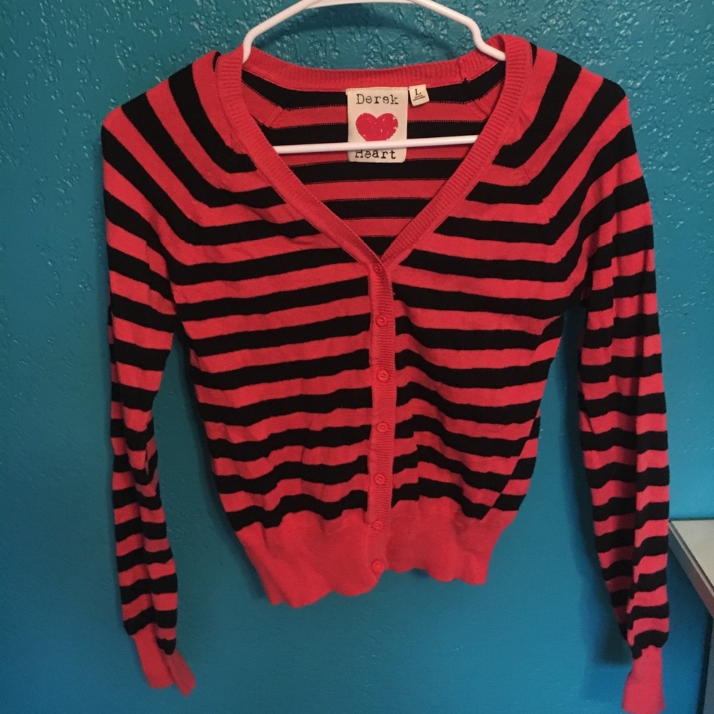 Striped cardigan