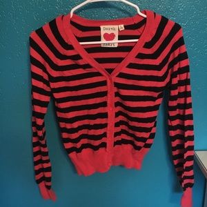 Striped cardigan