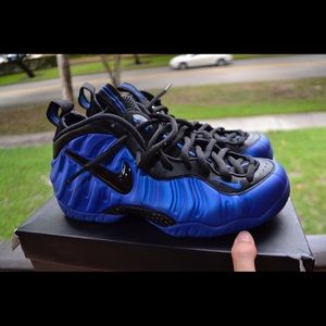 Blue Foamposites Sz 9.5 CLEAN! NO FLAWS