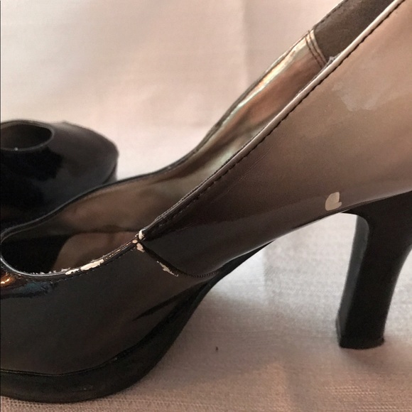 Candies Black Ombré Peep toe pumps - Picture 3 of 4