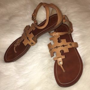 Tory Burch Phoebe Logo Flat Thong Sandal