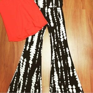 Tie Dye Flare Pants