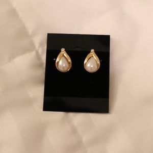 Vintage Faux Pearl Earrings