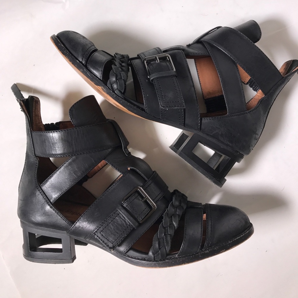 Jeffrey Campbell cut out black bootie