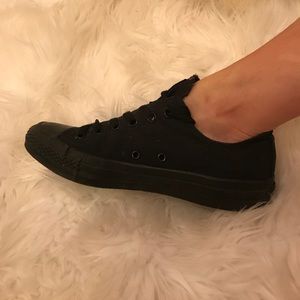 All Black Converse