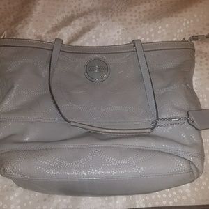 Gray Coach purse