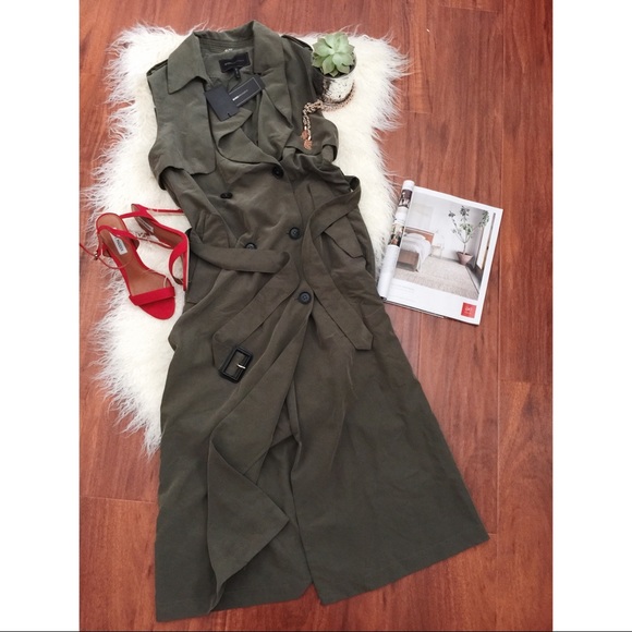 bcbg olive green jacket