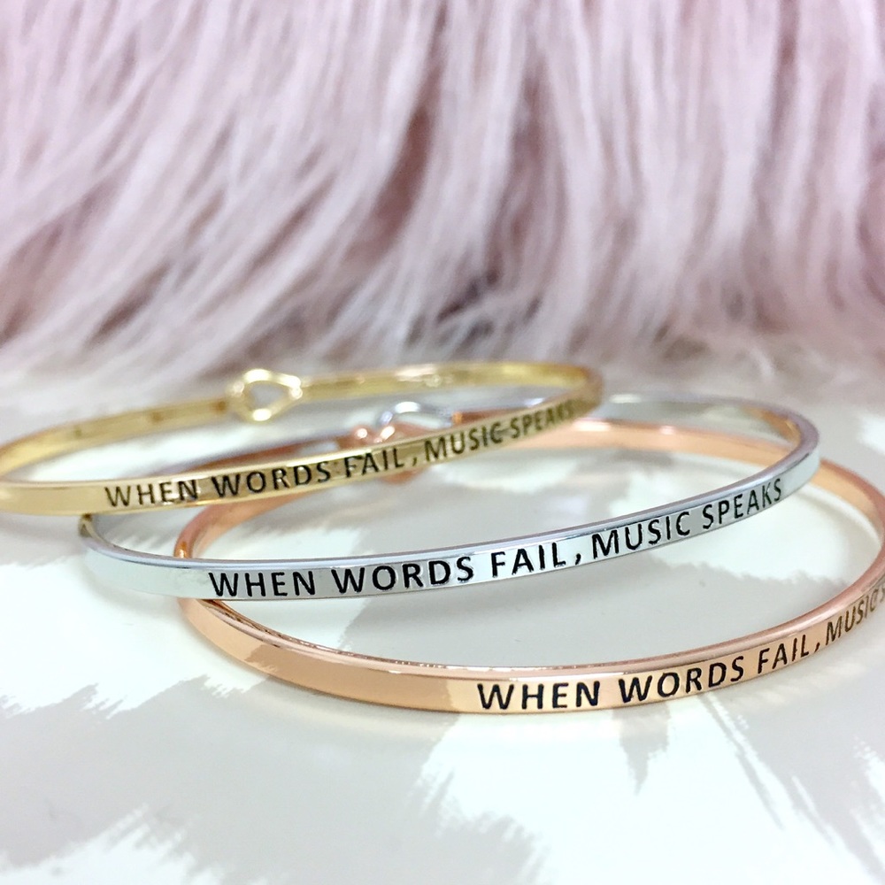 When Words Fail Music Speaks Bangle
