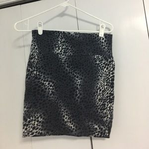 mini skirt, cheetah print!