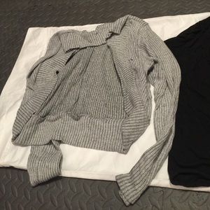 Black & gray Cardigans