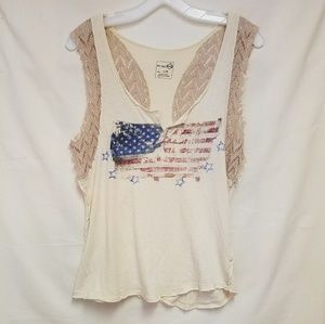 We the Free American Flag Tank - Large