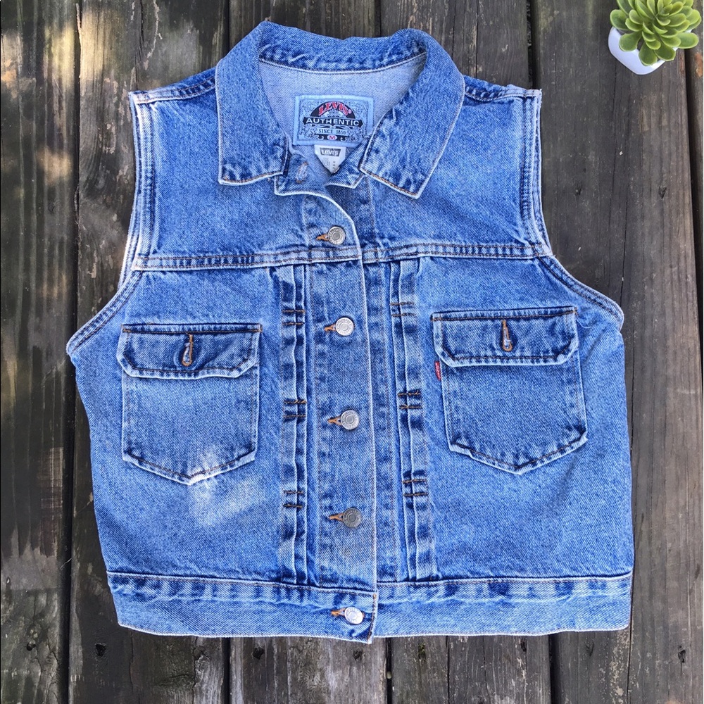 VTG Levis denim vest