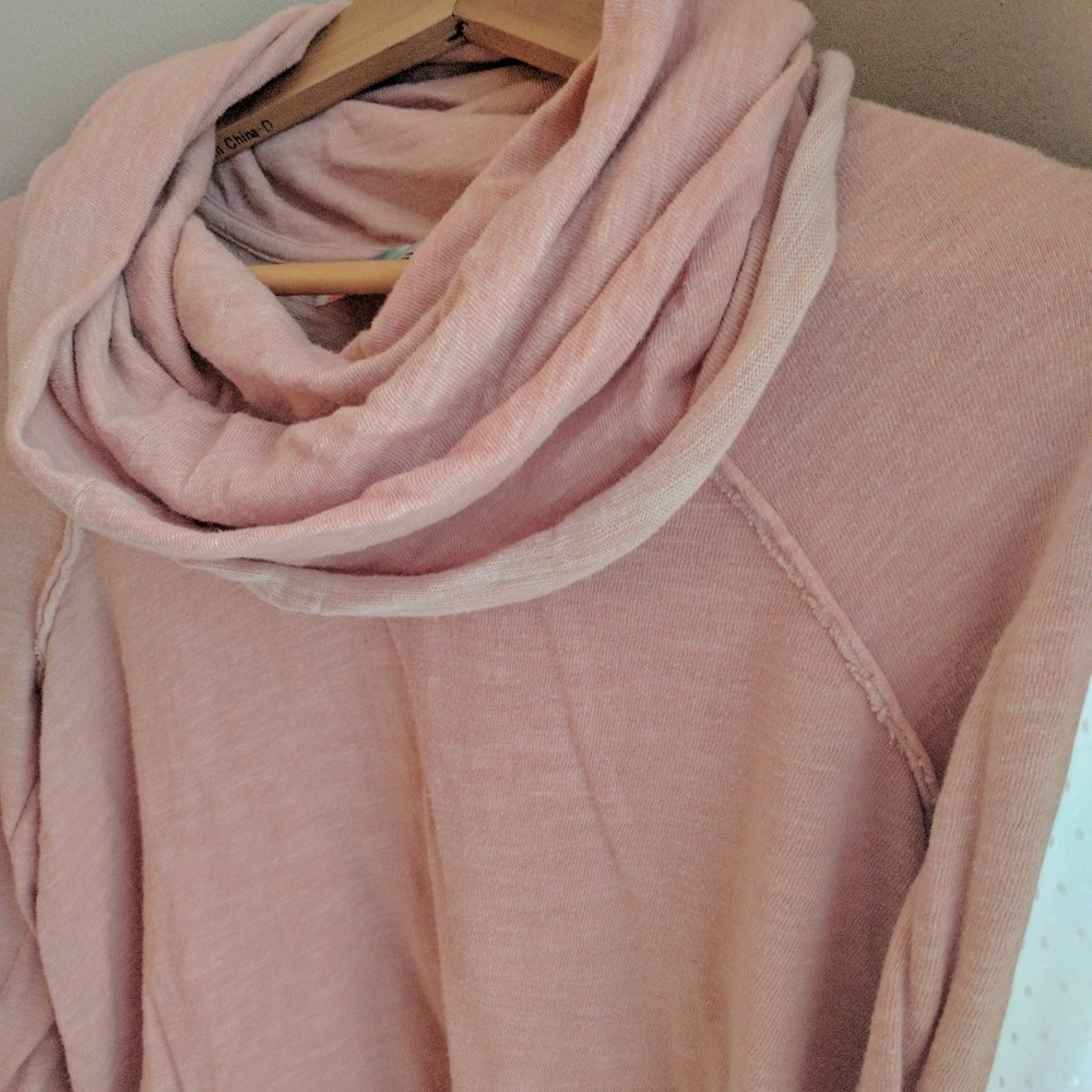 Free People Beach Cocoon Cowl Neck Shirt - Picture 3 of 6