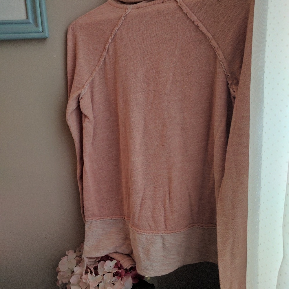 Free People Beach Cocoon Cowl Neck Shirt - Picture 2 of 6