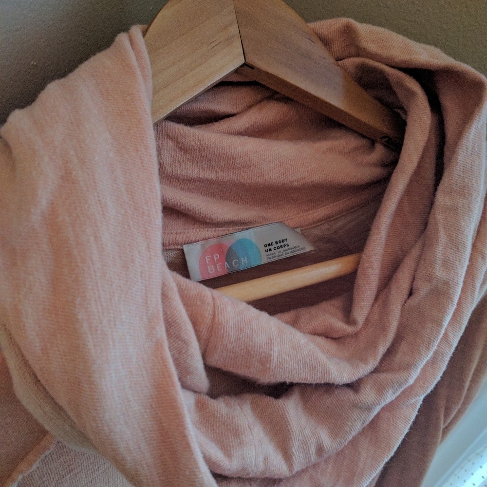 Free People Beach Cocoon Cowl Neck Shirt - Picture 4 of 6