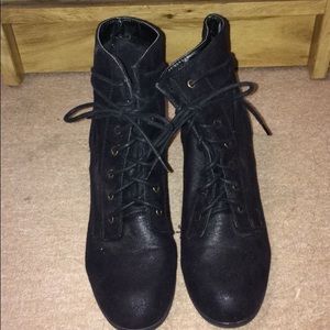 Lace-Up Booties