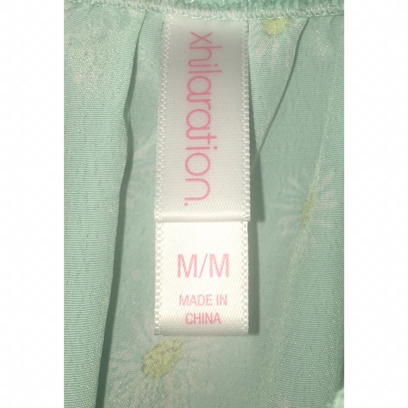 Xhiliration Size M flower dress  - Picture 3 of 4