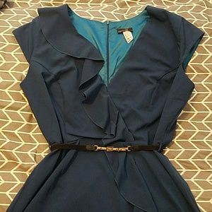 NWOT Turquoise Cap Sleeve Dress