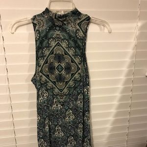 High neck dress