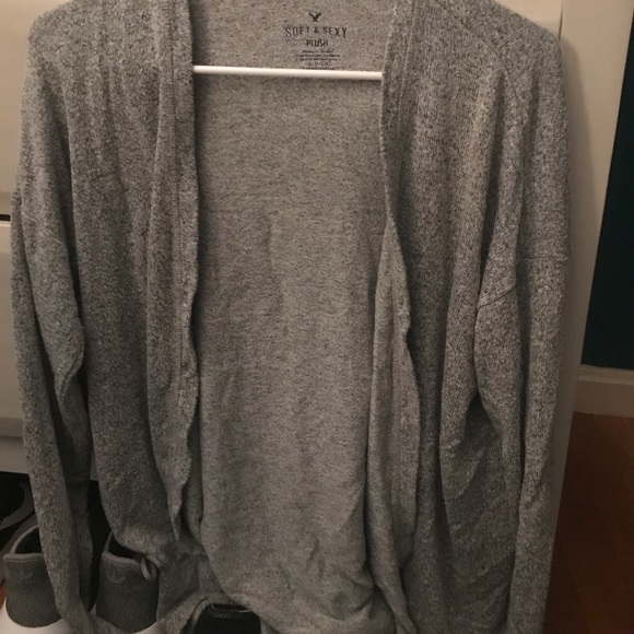 American Eagle Outfitters Sweaters - American eagle gray cardigan taking offers!