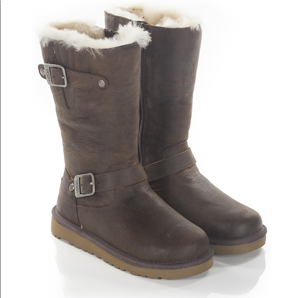 UGG Kensington Boots Suede Shearling Leather