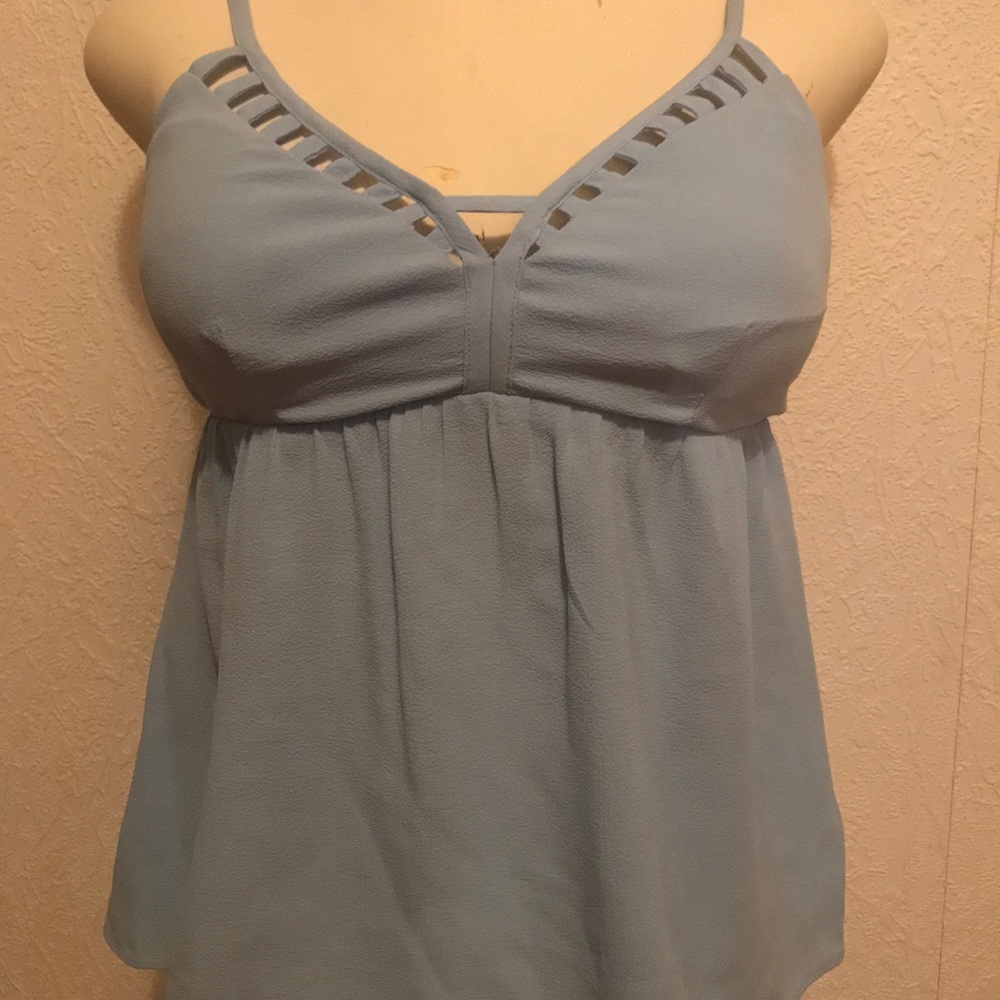 Baby blue tank