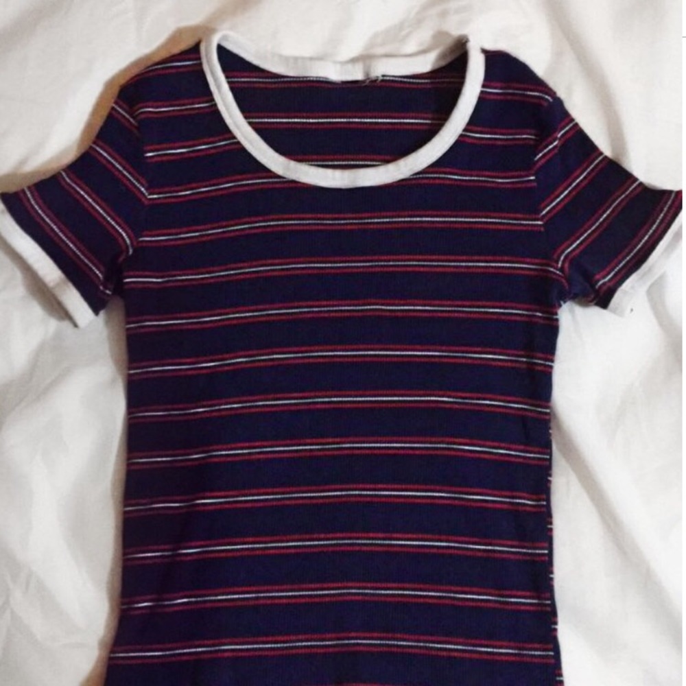 striped ringer tee