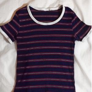 striped ringer tee