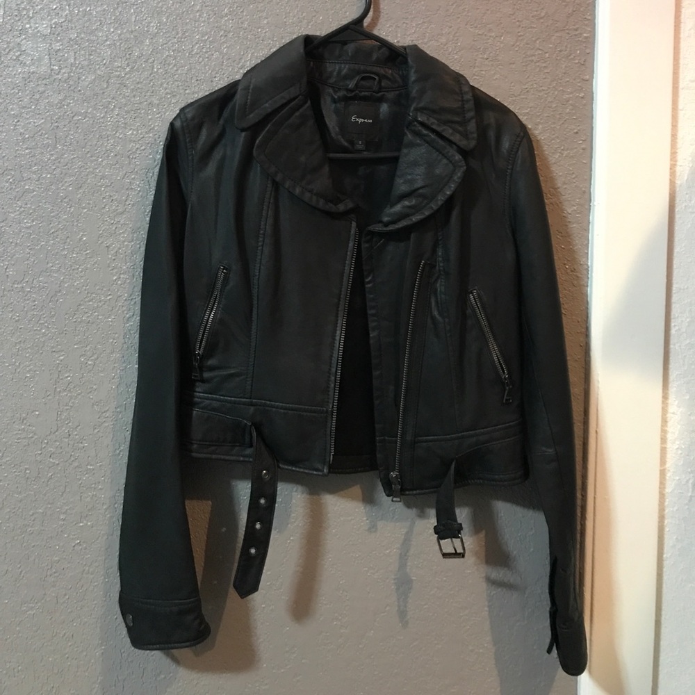 Express leather jacket