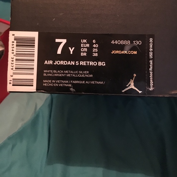 Air Jordan 5 Retro BG - Picture 6 of 7