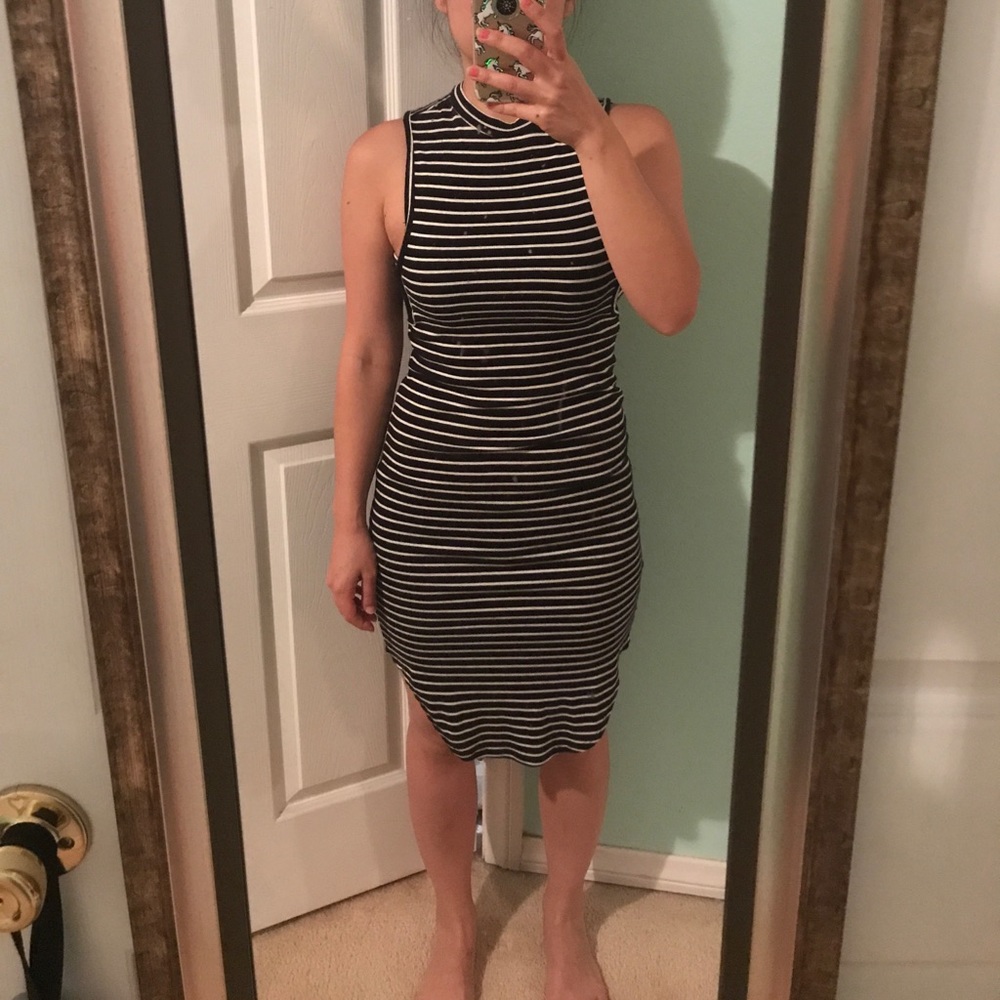 Romeo and Juliet striped jersey dress