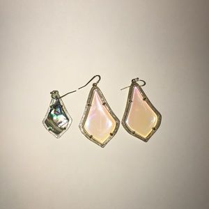 Kendra Scott Clear Iridescent Alexandra's