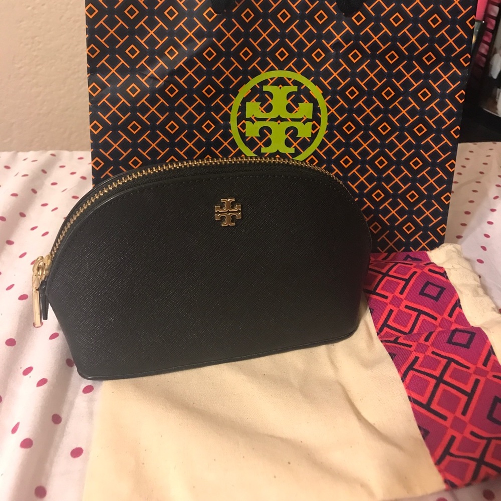 Tory burch mini make up bag