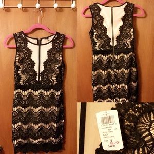 Black/nude party dress!