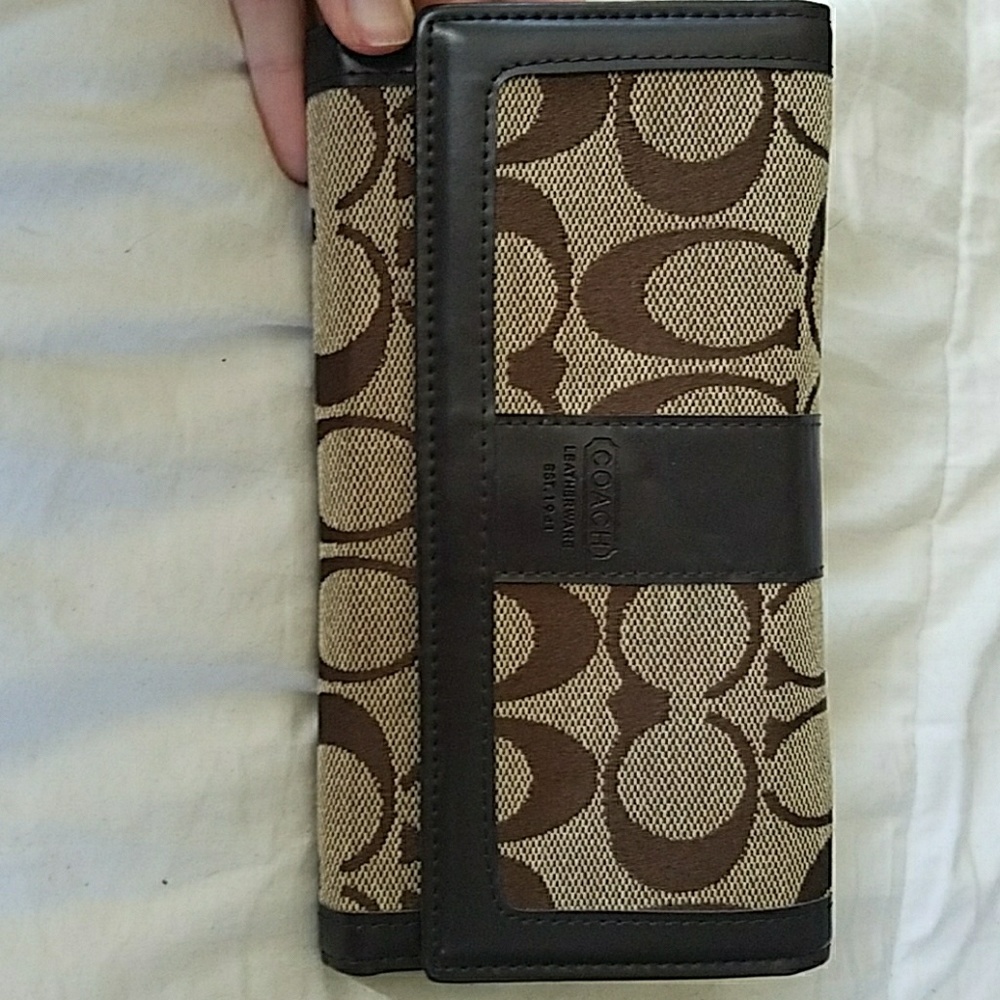 Signature monogram Coach Wallet