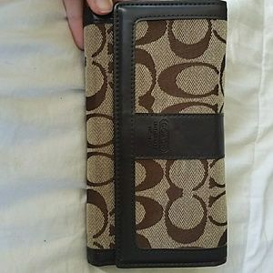 Signature monogram Coach Wallet