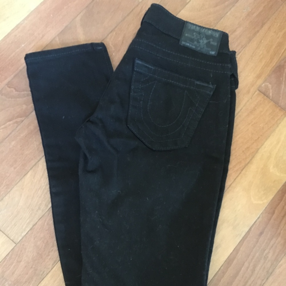 True Religion Gwen skinny jean with ankle zippers