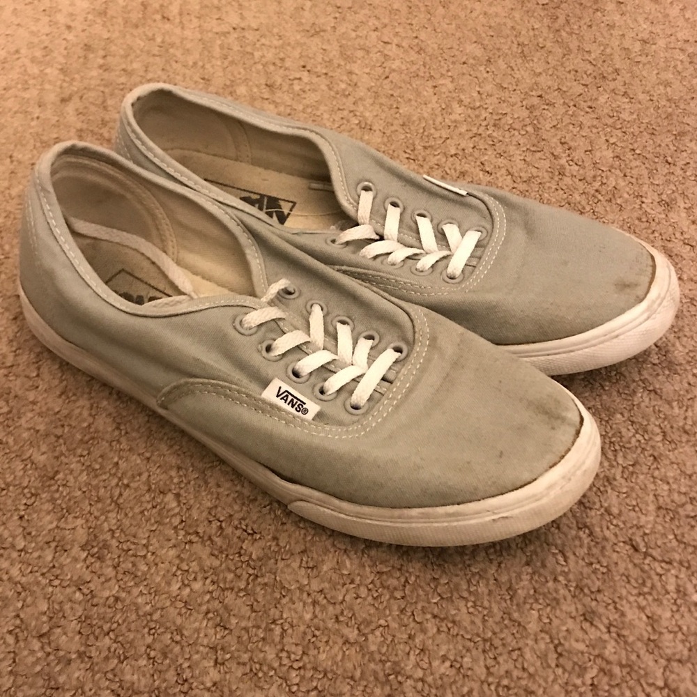Blue grey vans
