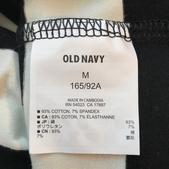 Black & White Striped Fitted Tee Dress NWT - Picture 7 of 7