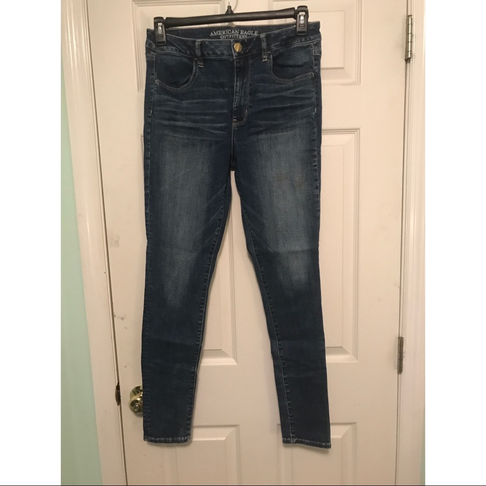 AE High Rise Jegging Size 12 Long