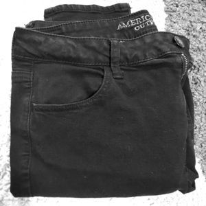 American Eagle High Rise Black Jegging