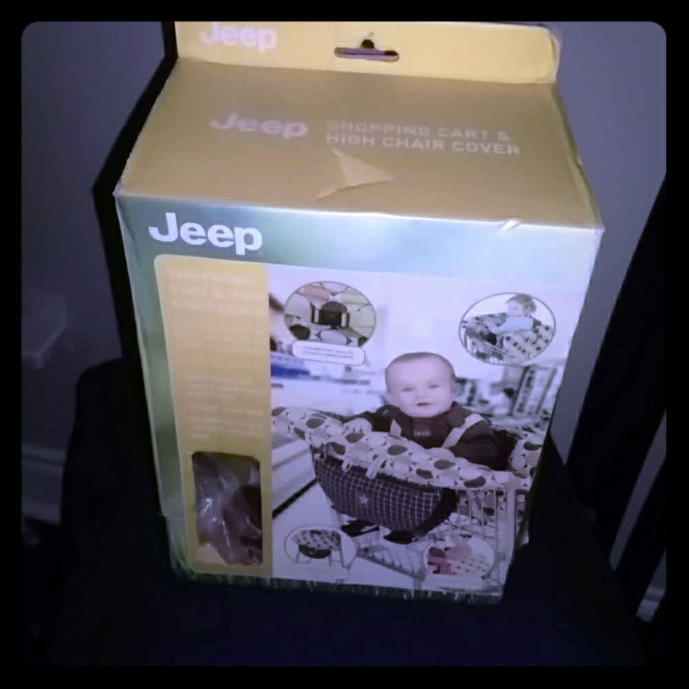 Jeep shopping cart and high chair cover