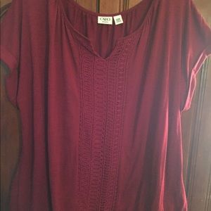 Plum colored shirt 22/24