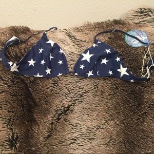 SMYM Stary Night Bikini Top Size M NWT