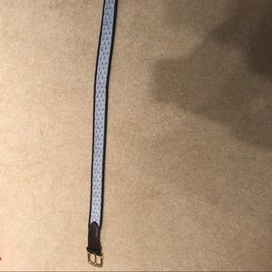 Vineyard Vines Blue Dragonfly Belt Size 34