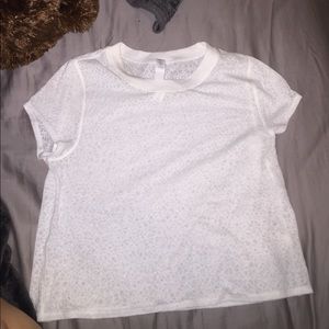 ‼️LAST CHANCE‼️lululemon white 'hint of sheer tee'