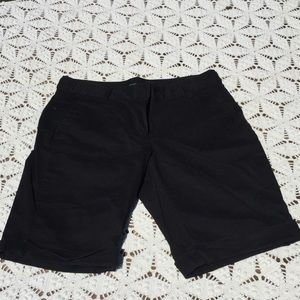 Ann Taylor Knee Length Black Shorts